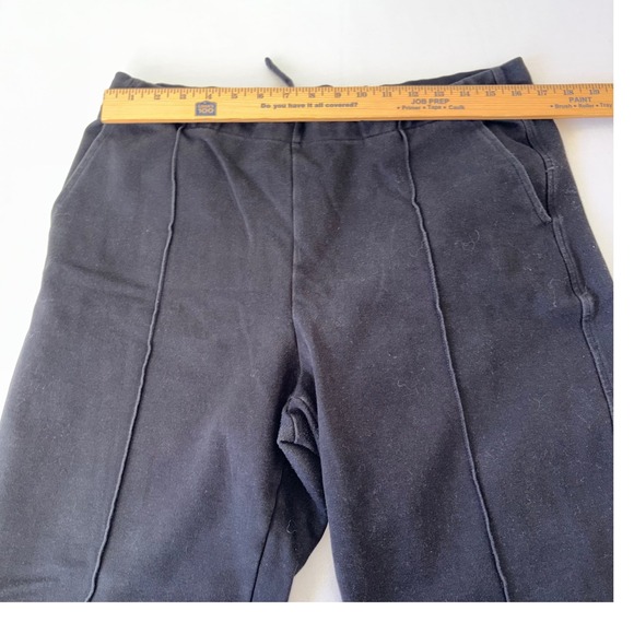 Everlane Black Dream Pant Elastic Waist Pintuck Tapered Trouser XL - Picture 9 of 14